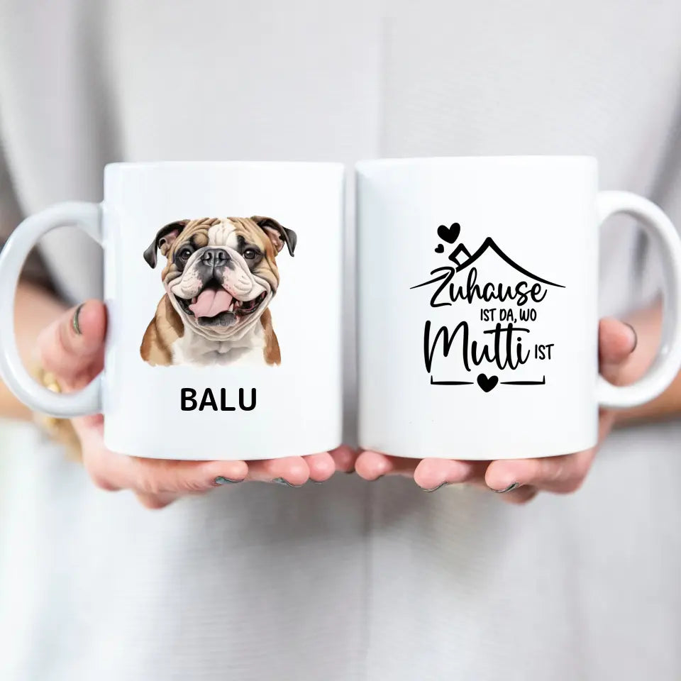 Liebe Fellnasenmama - Personalisierte Tasse