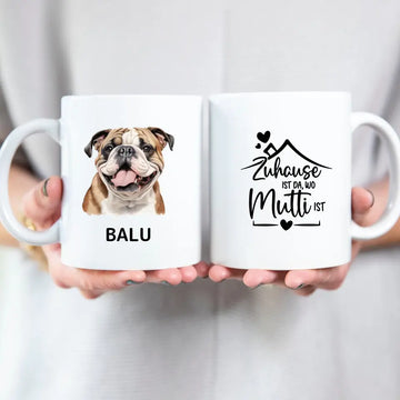 Liebe Fellnasenmama - Personalisierte Tasse