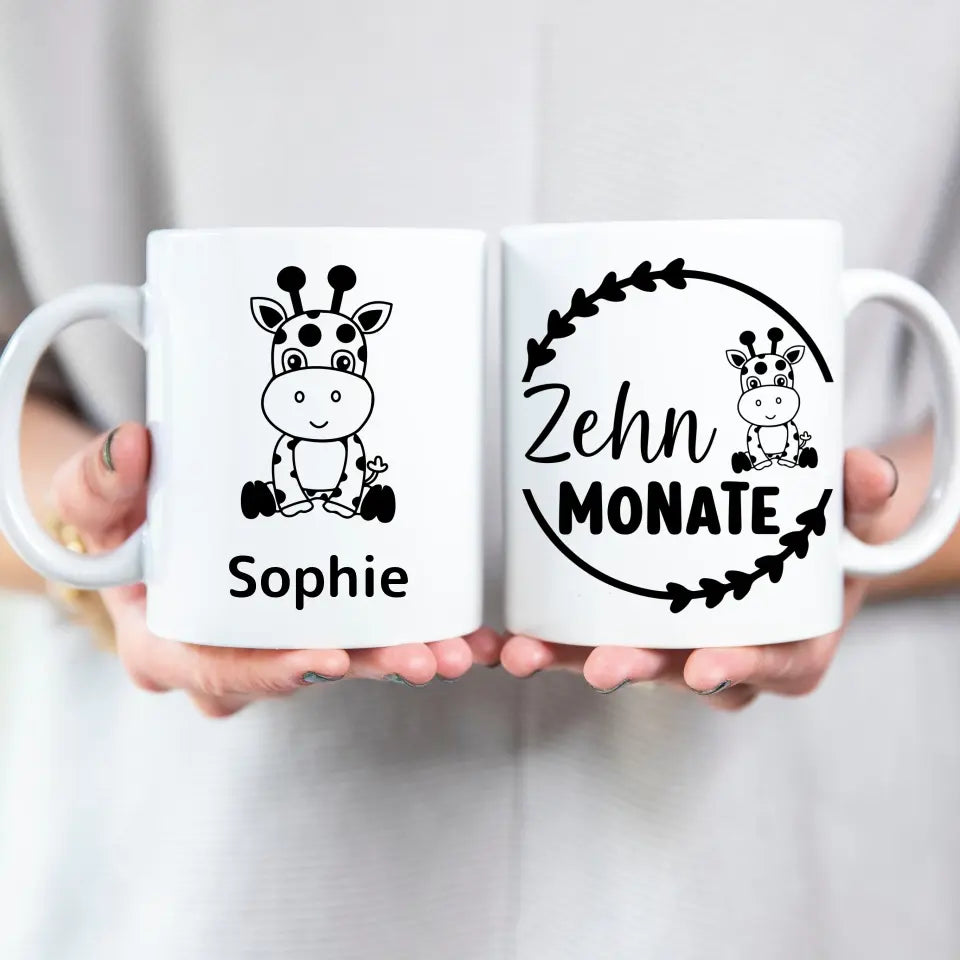 kinder Monatstassen -Individuelle Tasse