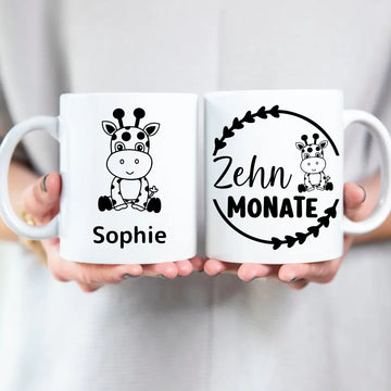 kinder Monatstassen -Individuelle Tasse